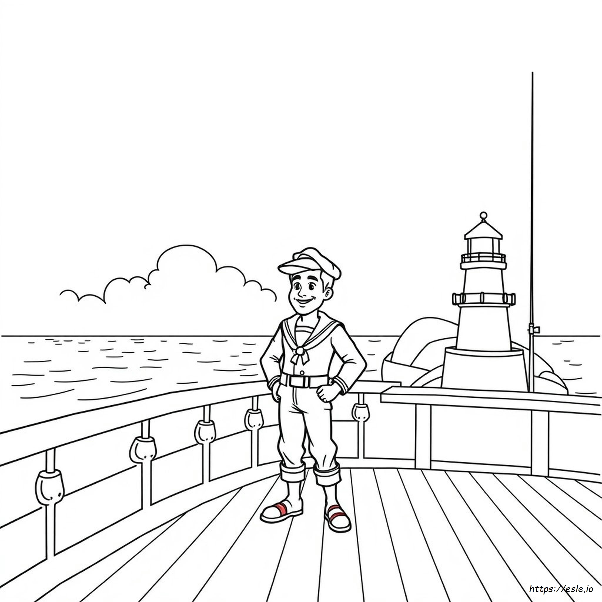 Santiago Dari Lautan Gambar Mewarnai