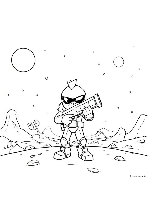Dibujos Para Colorear De Brawl Stars: Stu