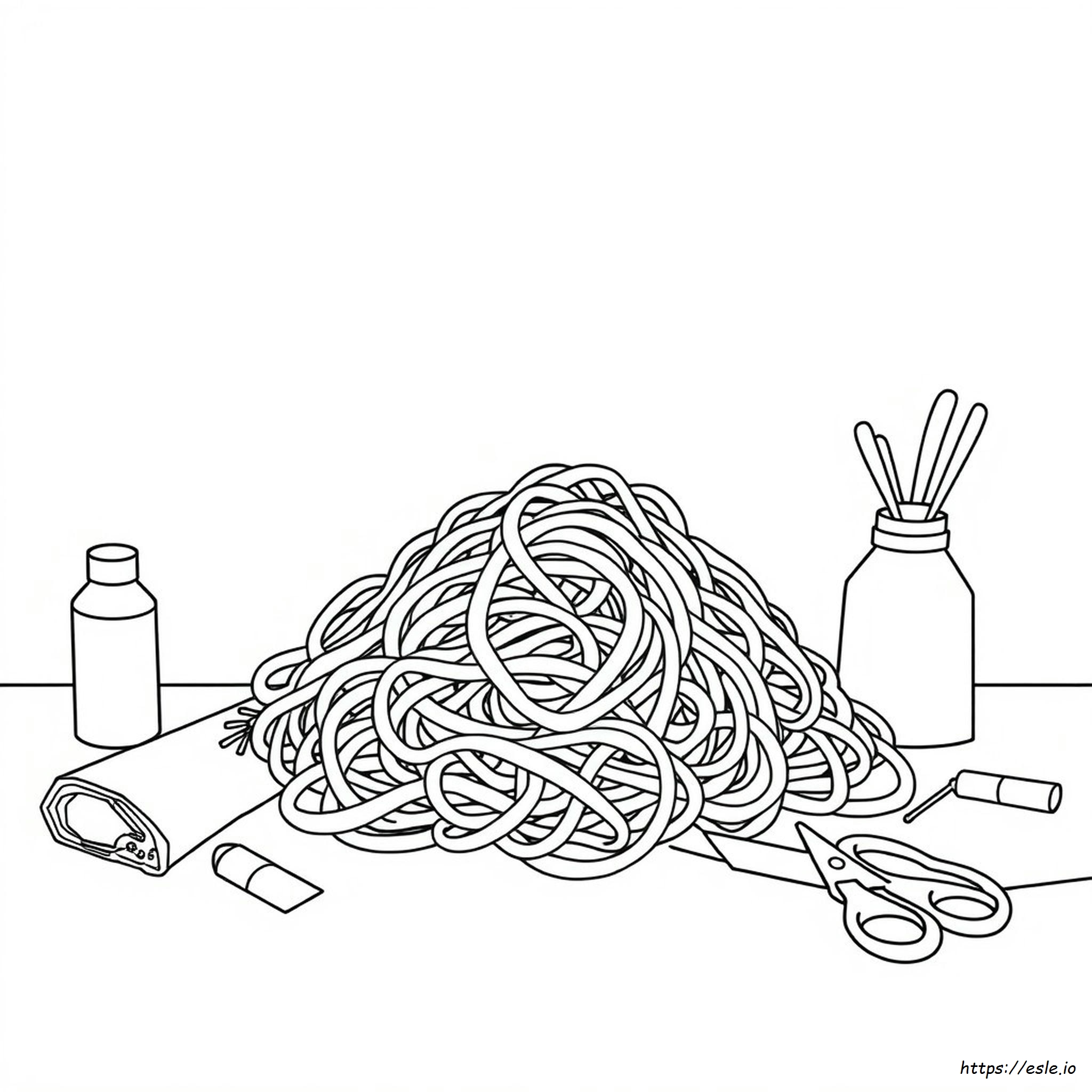 Coloring Pasta For Crafts