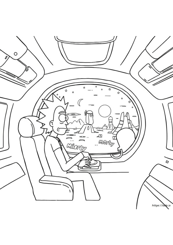 Libro Da Colorare Di Rick E Morty