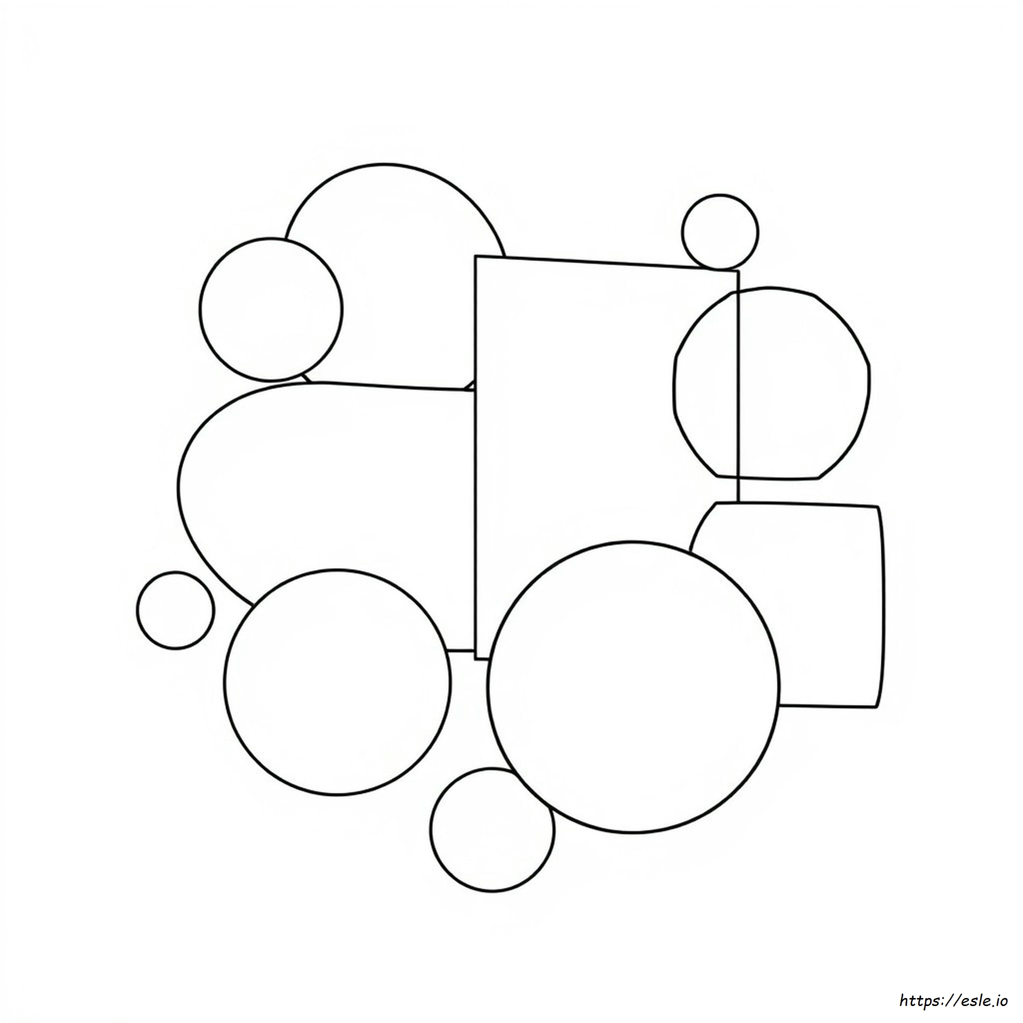 Coloring Pages Of Shapes