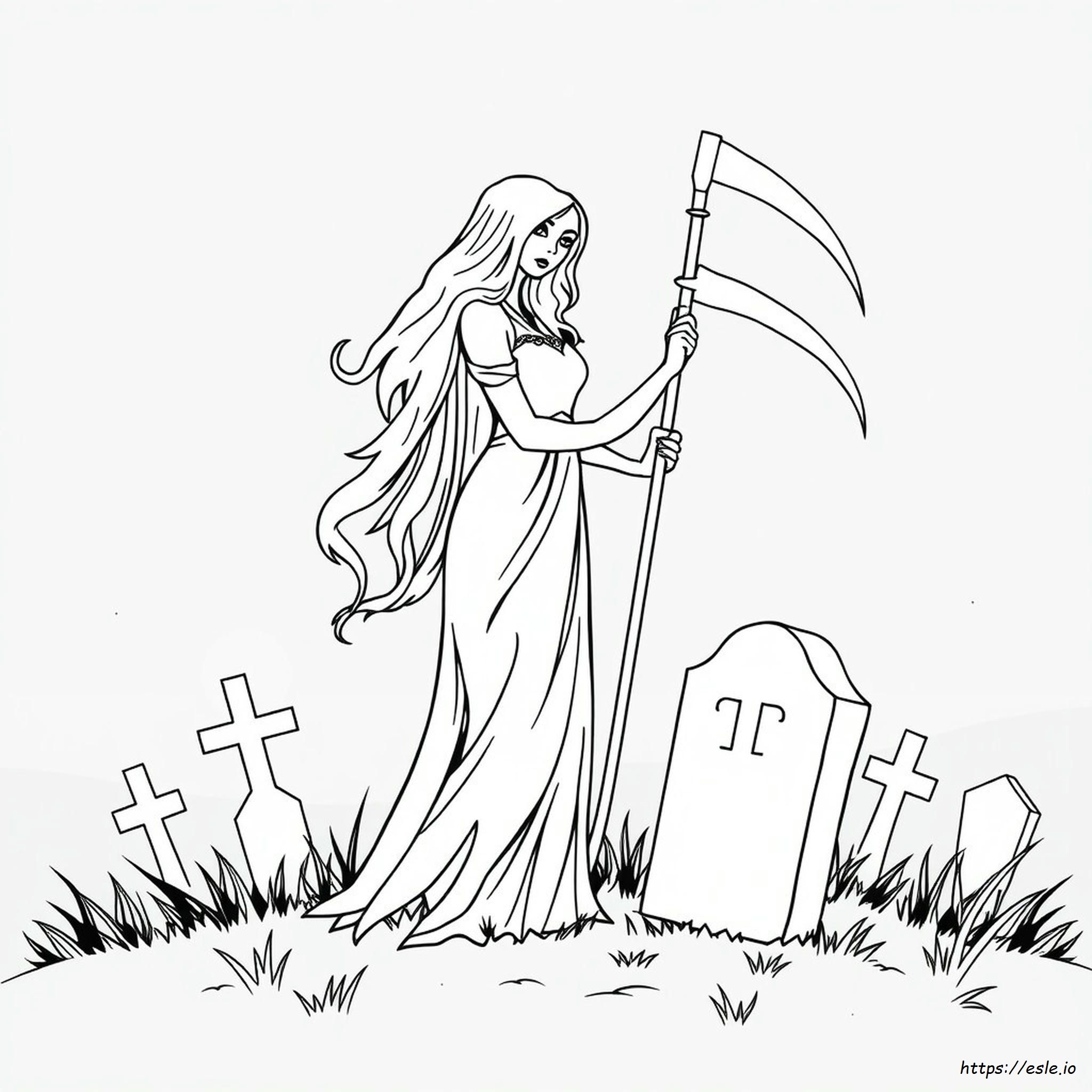 Lady Death Coloring Pages