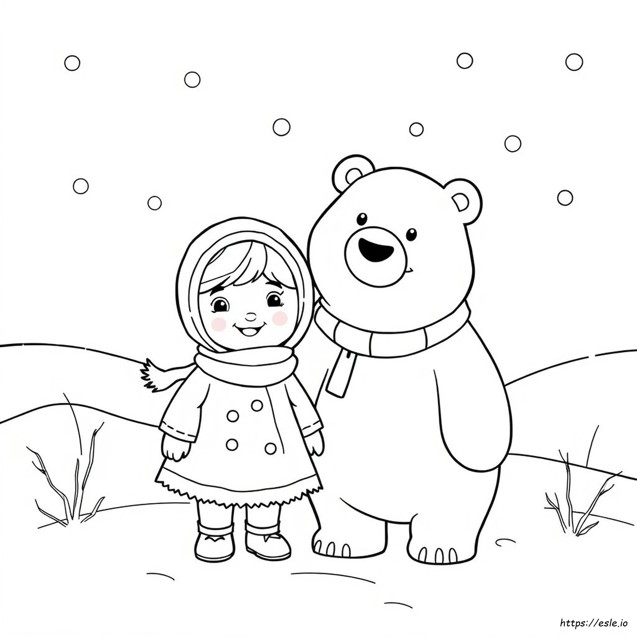 Mascha Und Der Bär Ausmalbilder