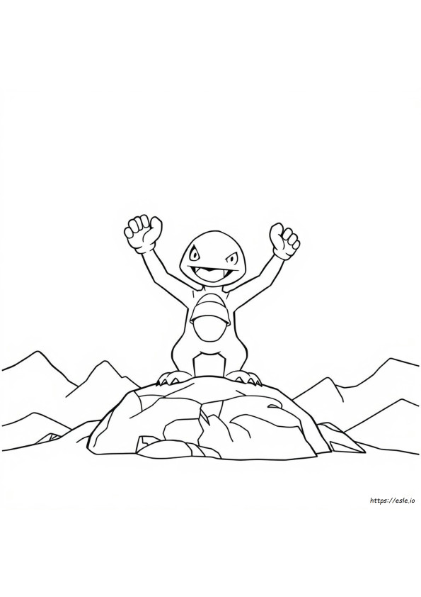 Hitmontop Para Colorear