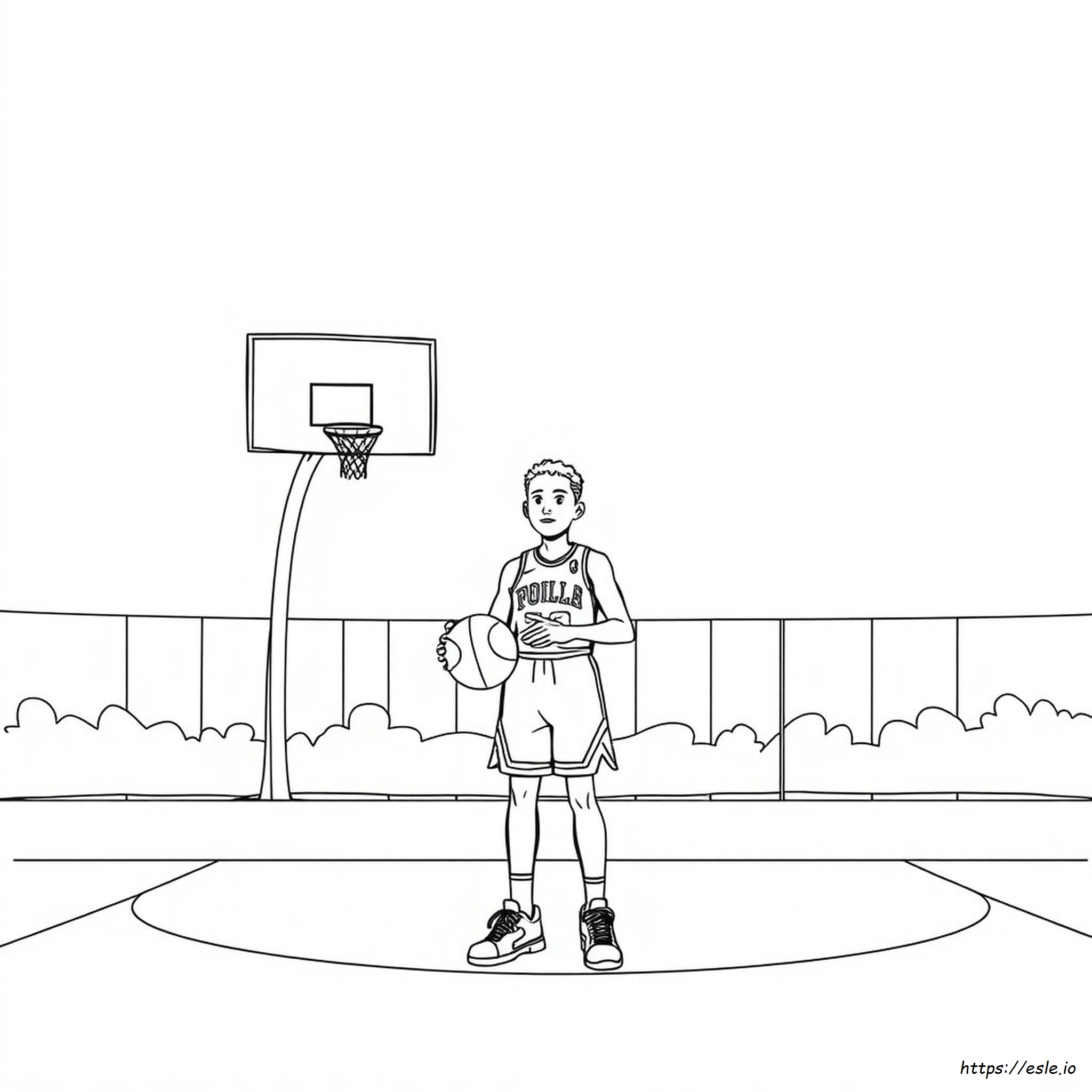 Jordan Poole Coloring Page