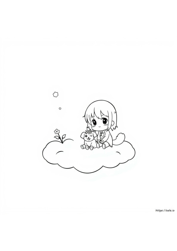 Manga Chibi Coloring Pages