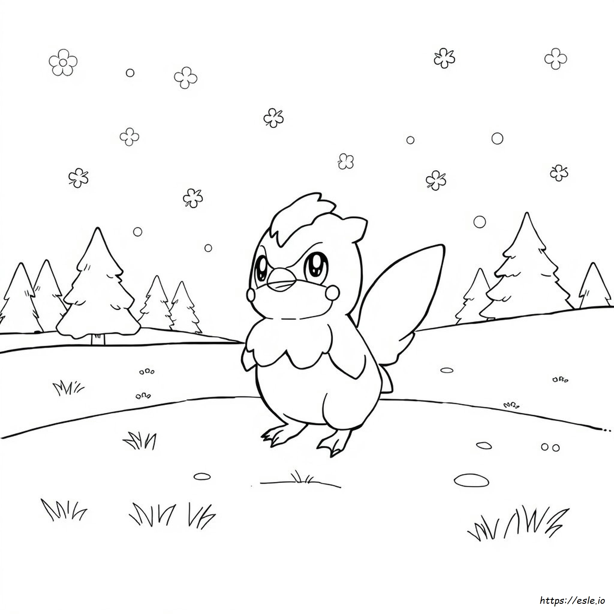Pokemon Cubchoo Coloring Pages