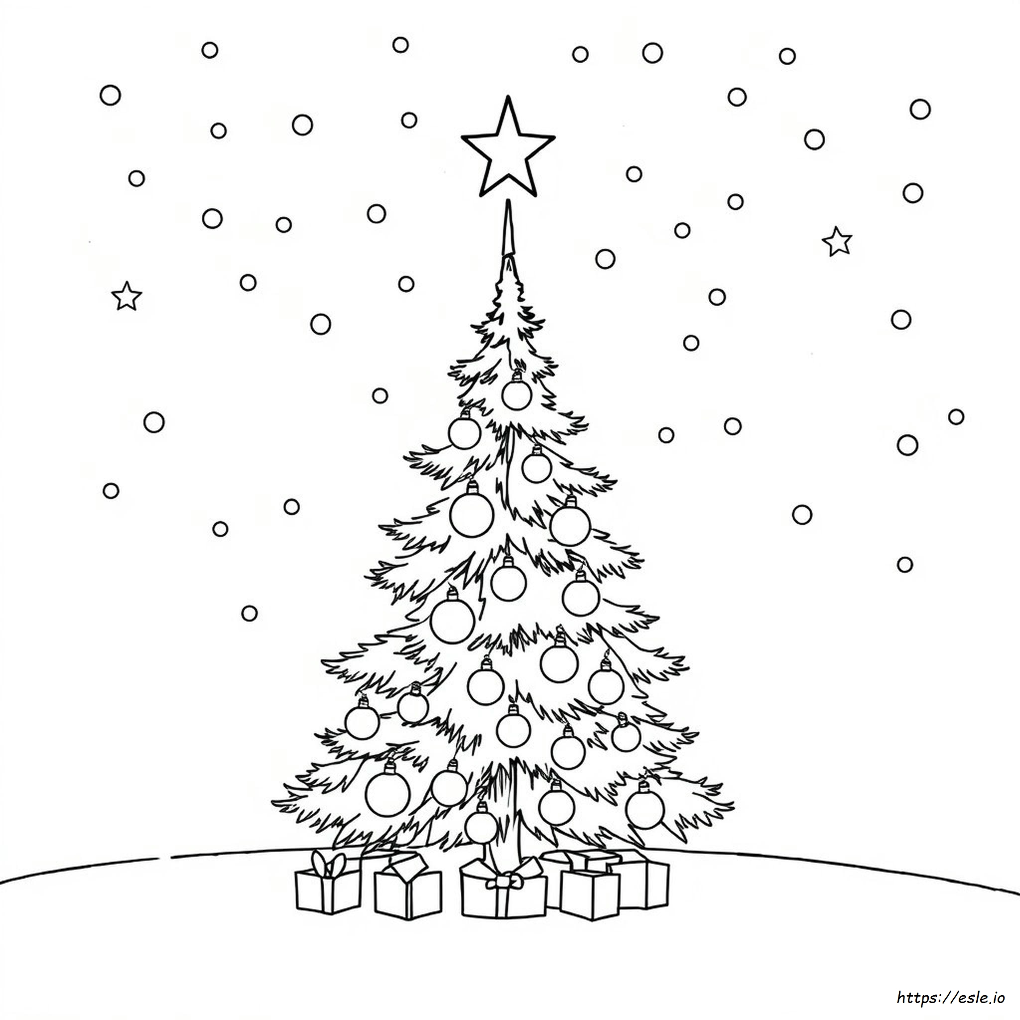 Gambar Mewarnai Dewasa Natal - Gratis