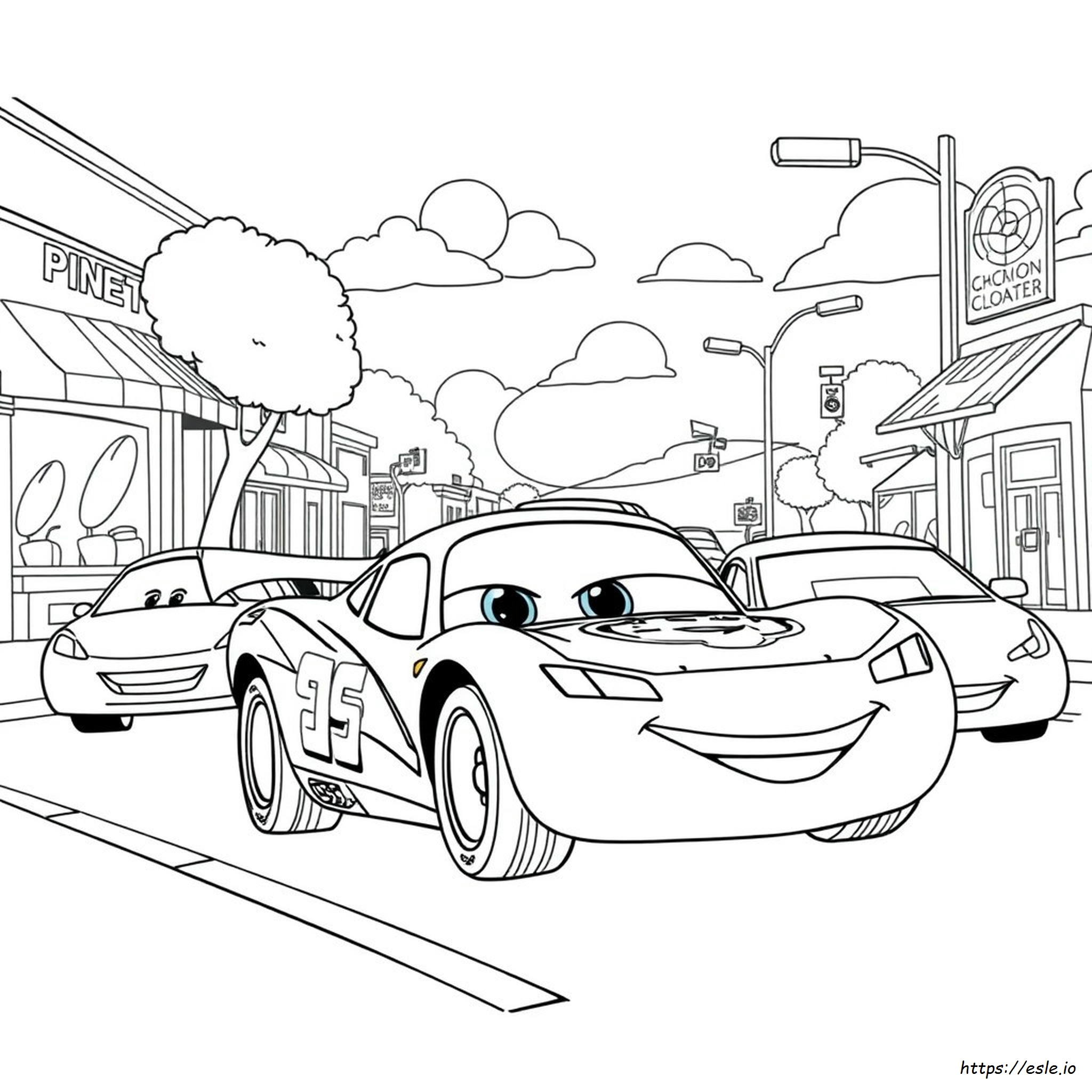Disney Lightning Mcqueen Coloring Pages