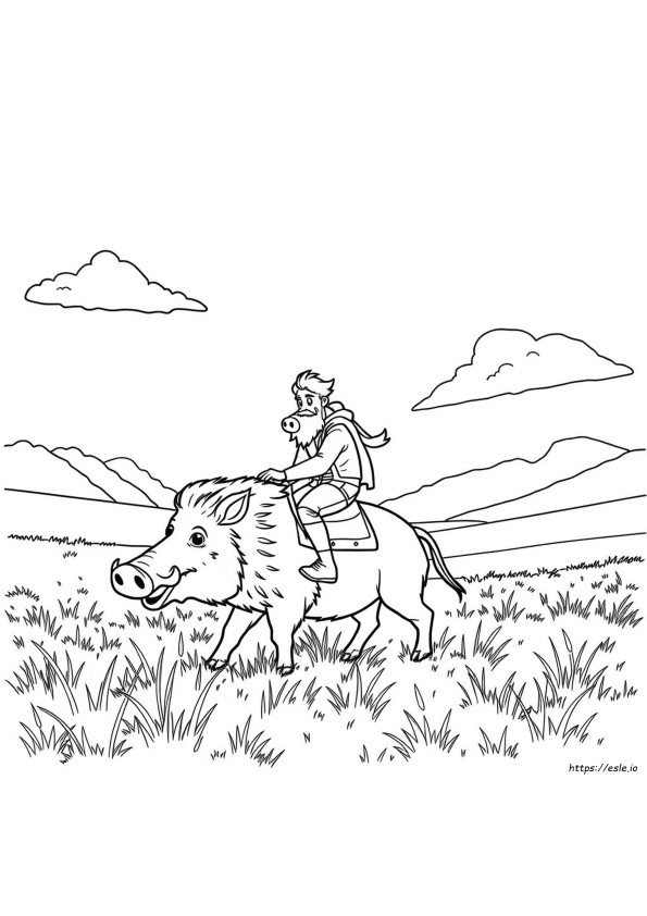 Hog Rider Coloring Pages