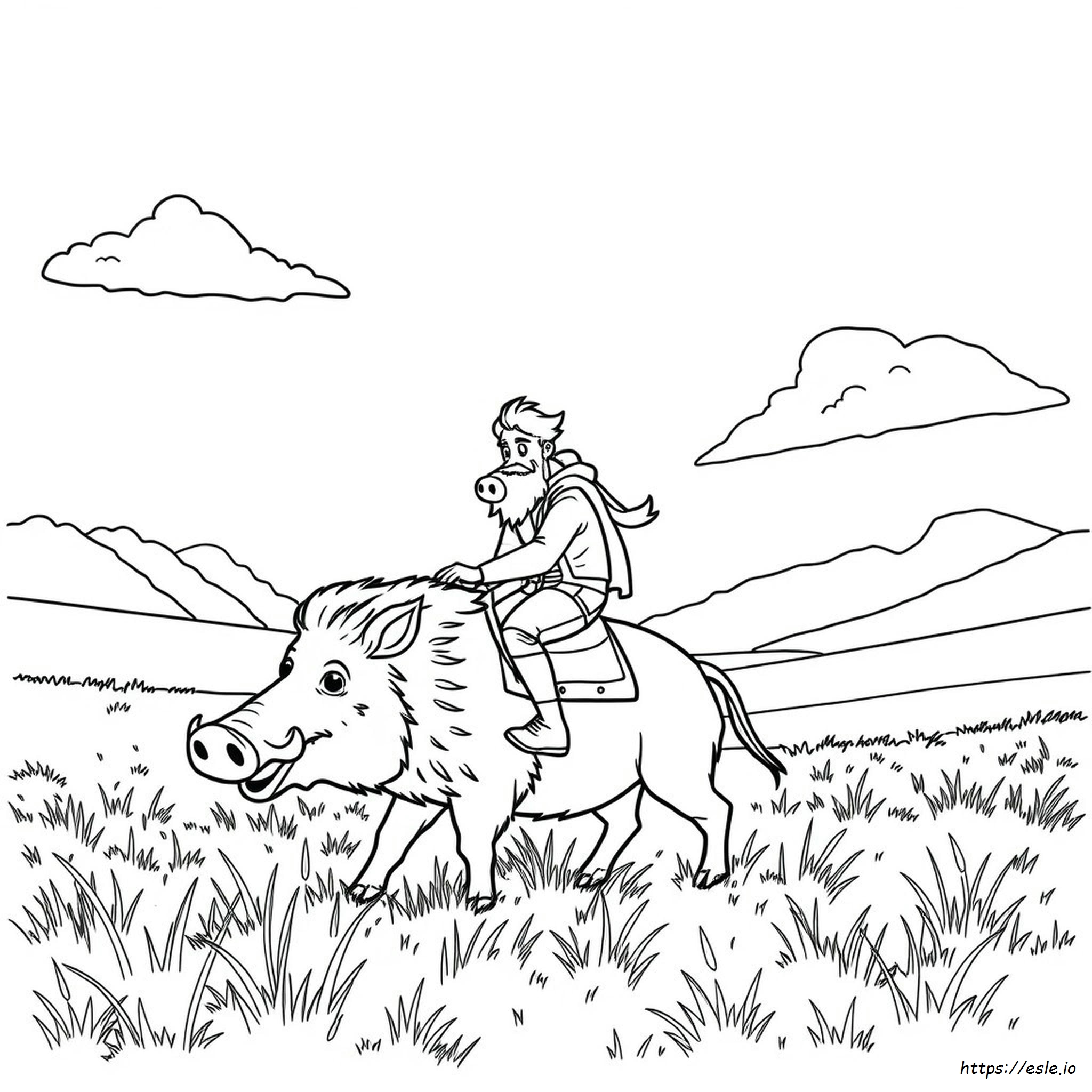 Hog Rider Gambar Mewarnai