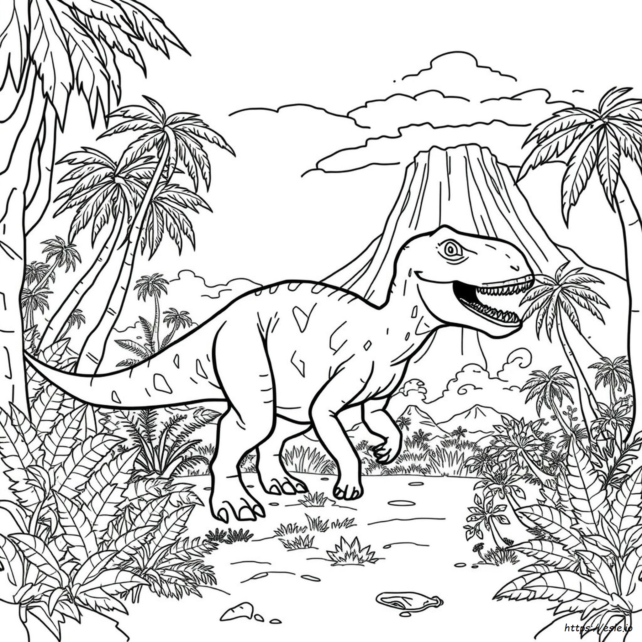 Gambar Mewarnai Jurassic World 2