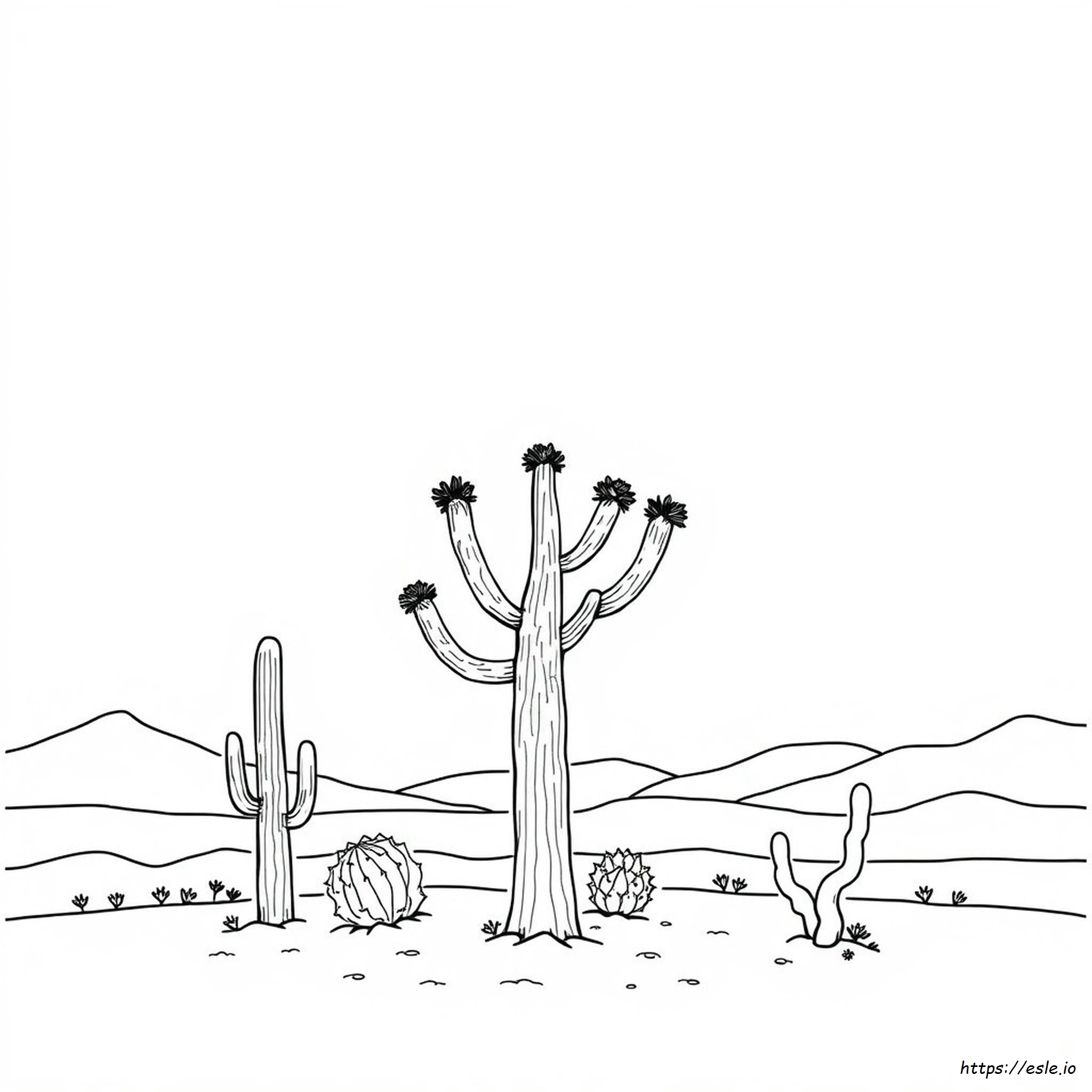 Albero Dello Stato Dell'arizona Da Colorare