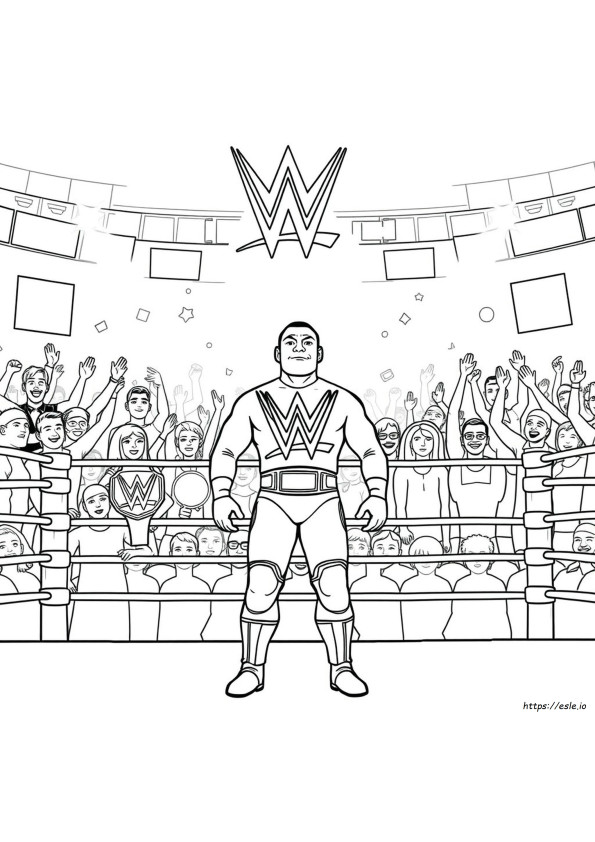 Disegni Wwe Da Colorare