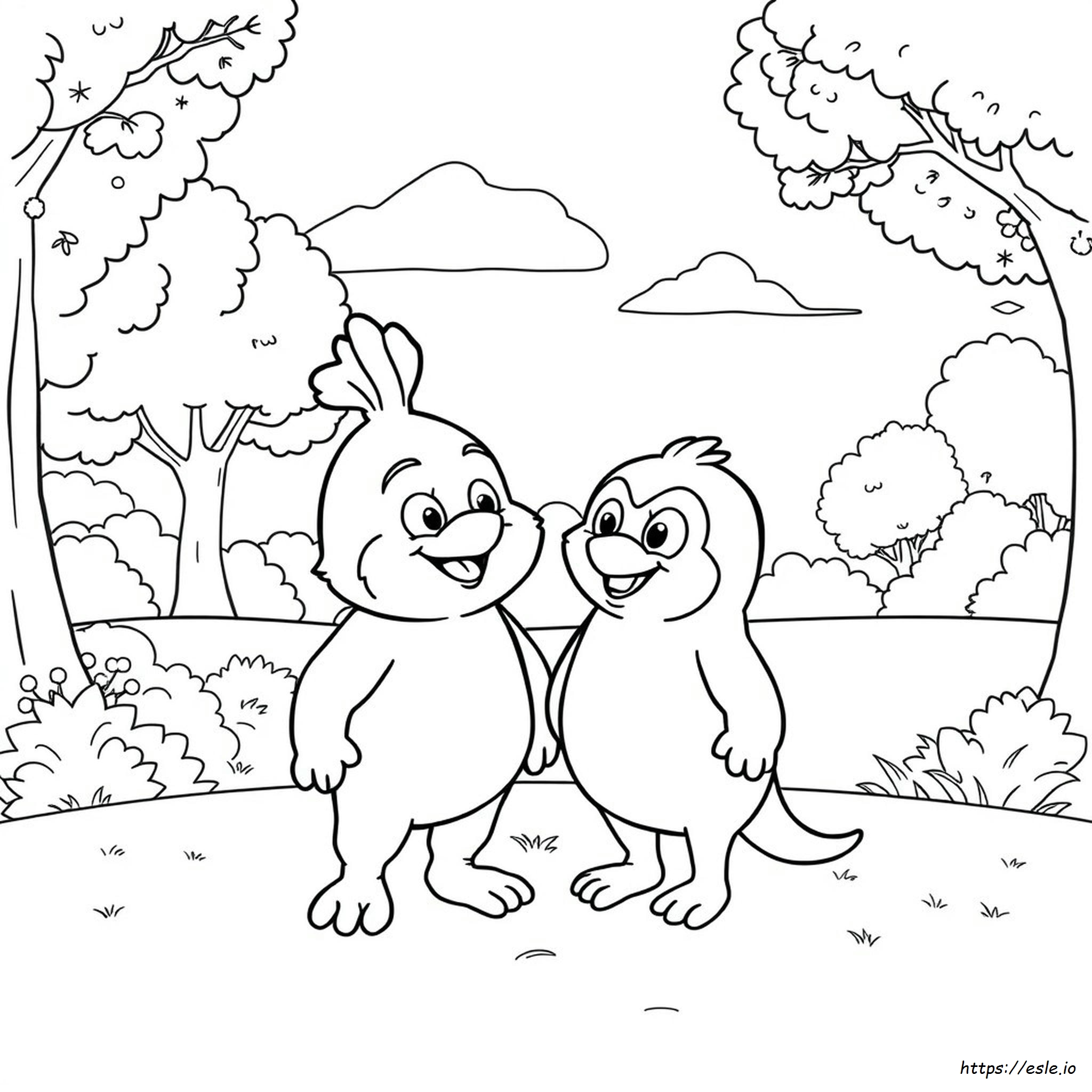 Crong Pororo Coloring Pages