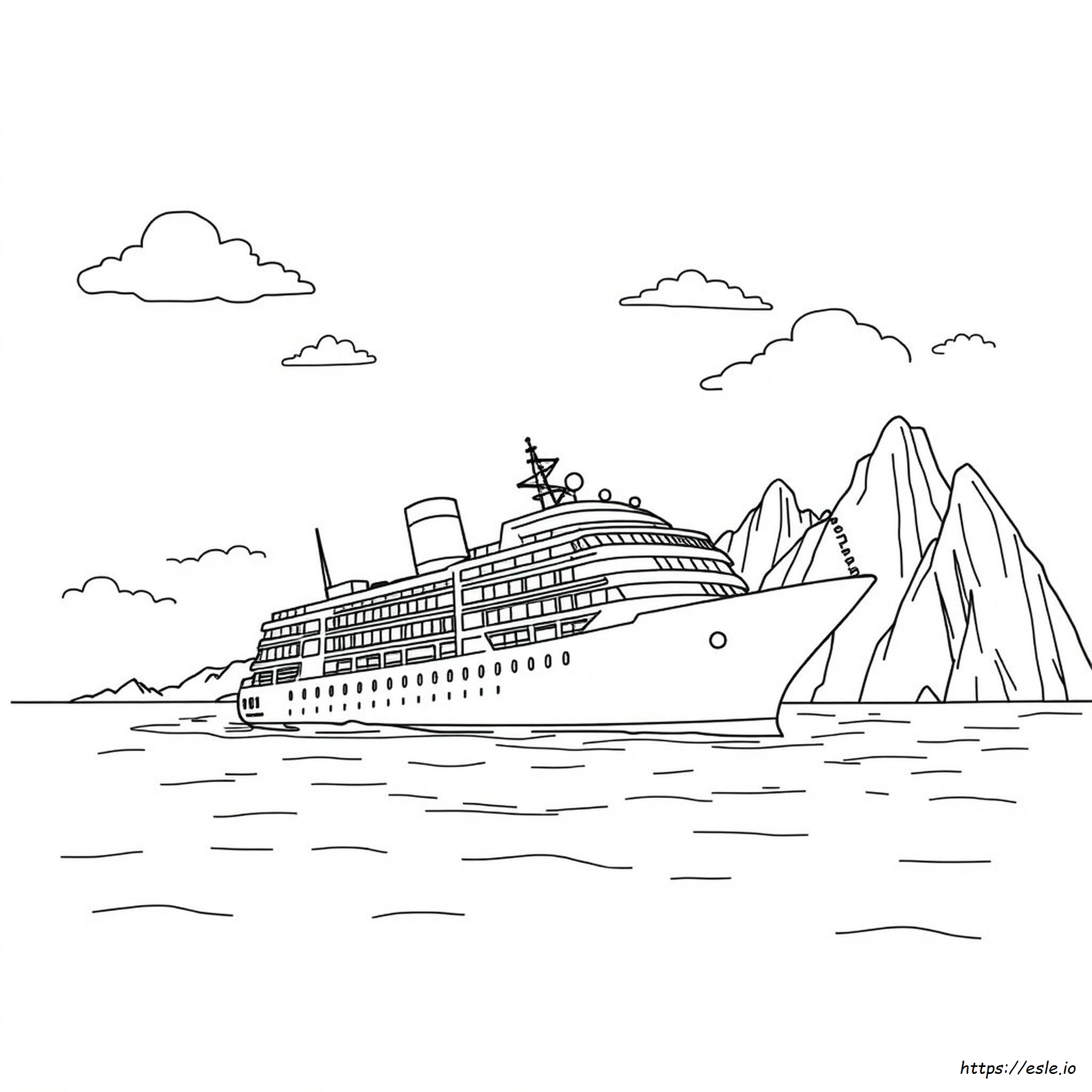 Costa Concordia Coloring Pages