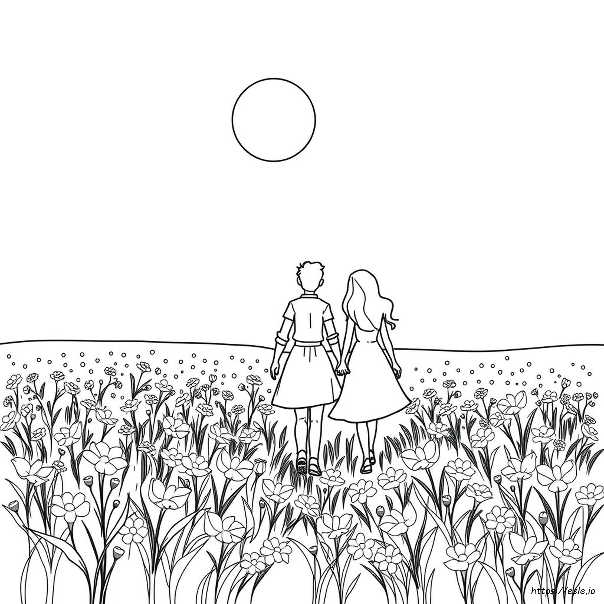Couple Colouring Pages