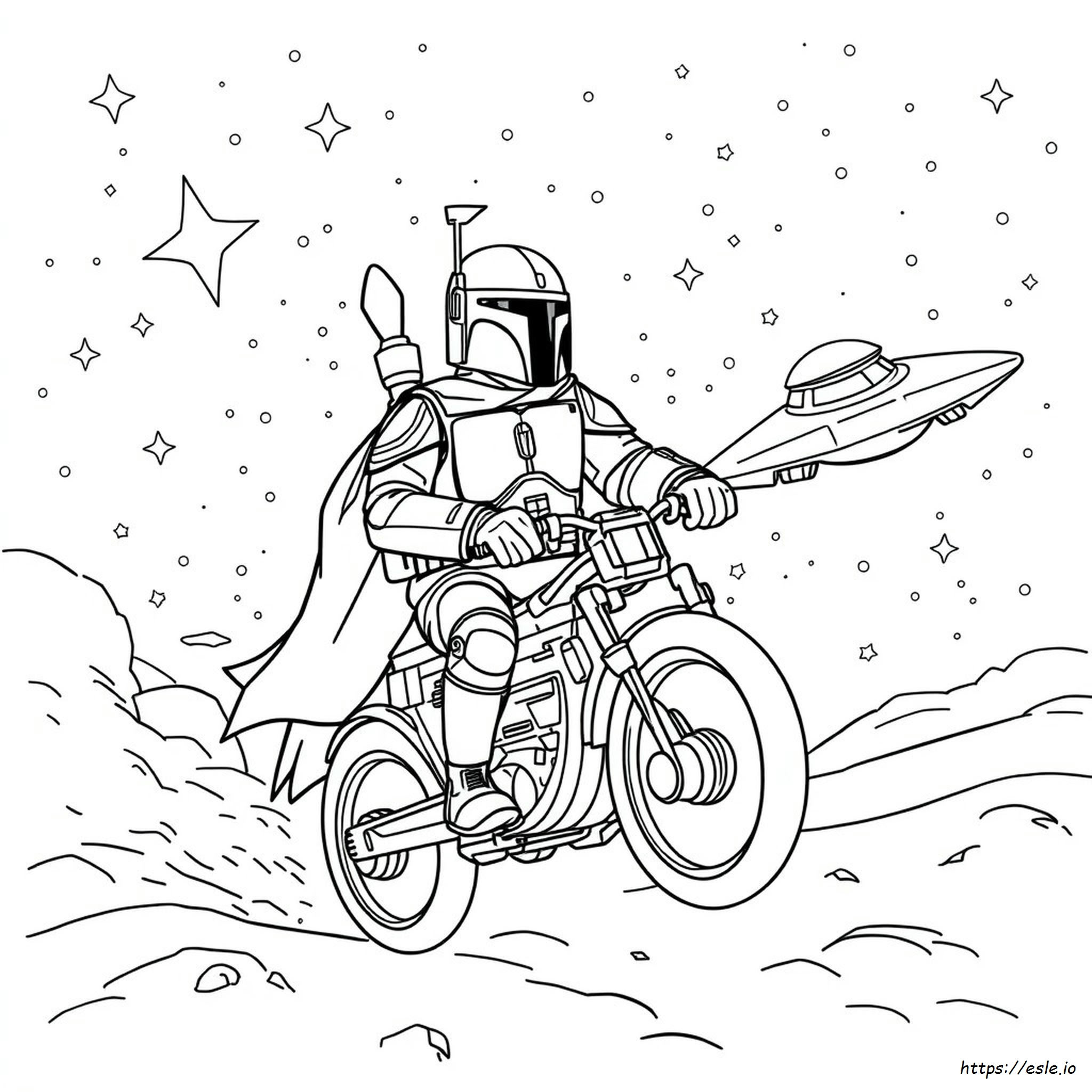 Boba Fett Coloring Sheet
