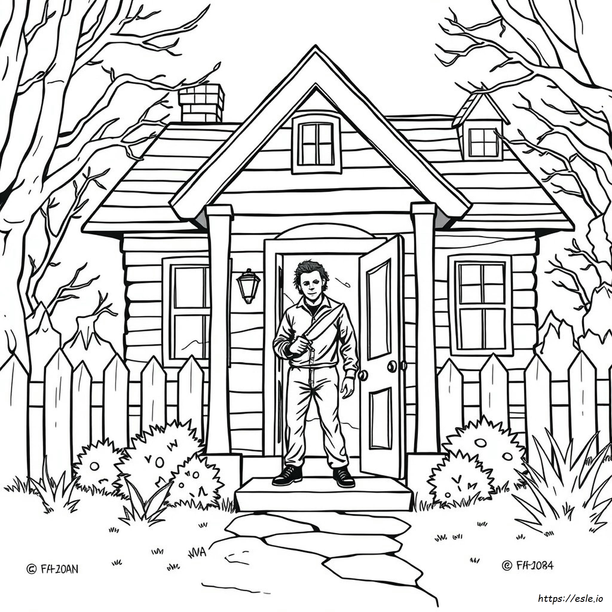 Printable Michael Myers Coloring Pages