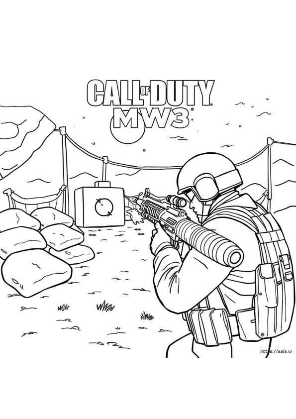 Call Of Duty Mw3 Kleurplaten