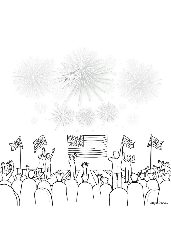 Forth Of July Coloring Pages