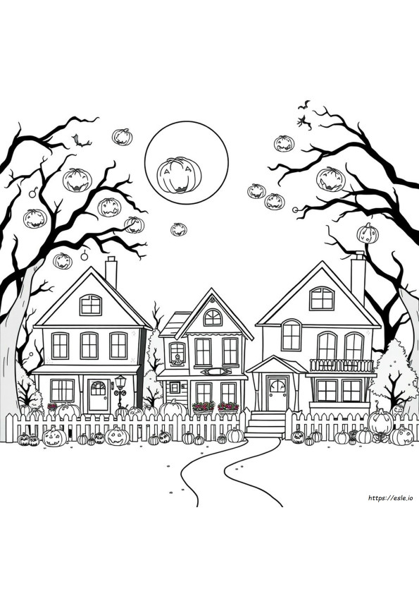 Unduh Gambar Mewarnai Halloween