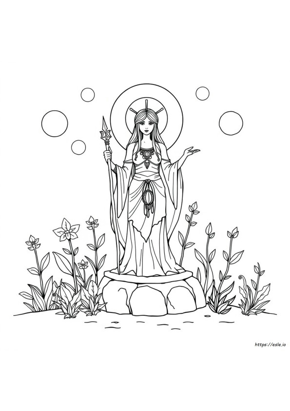 Wicca-Jumalatar Värityskuvat