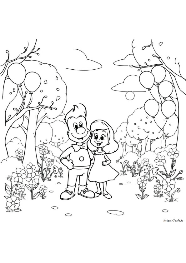 Gaspard Ve Lisa Boyama Sayfaları