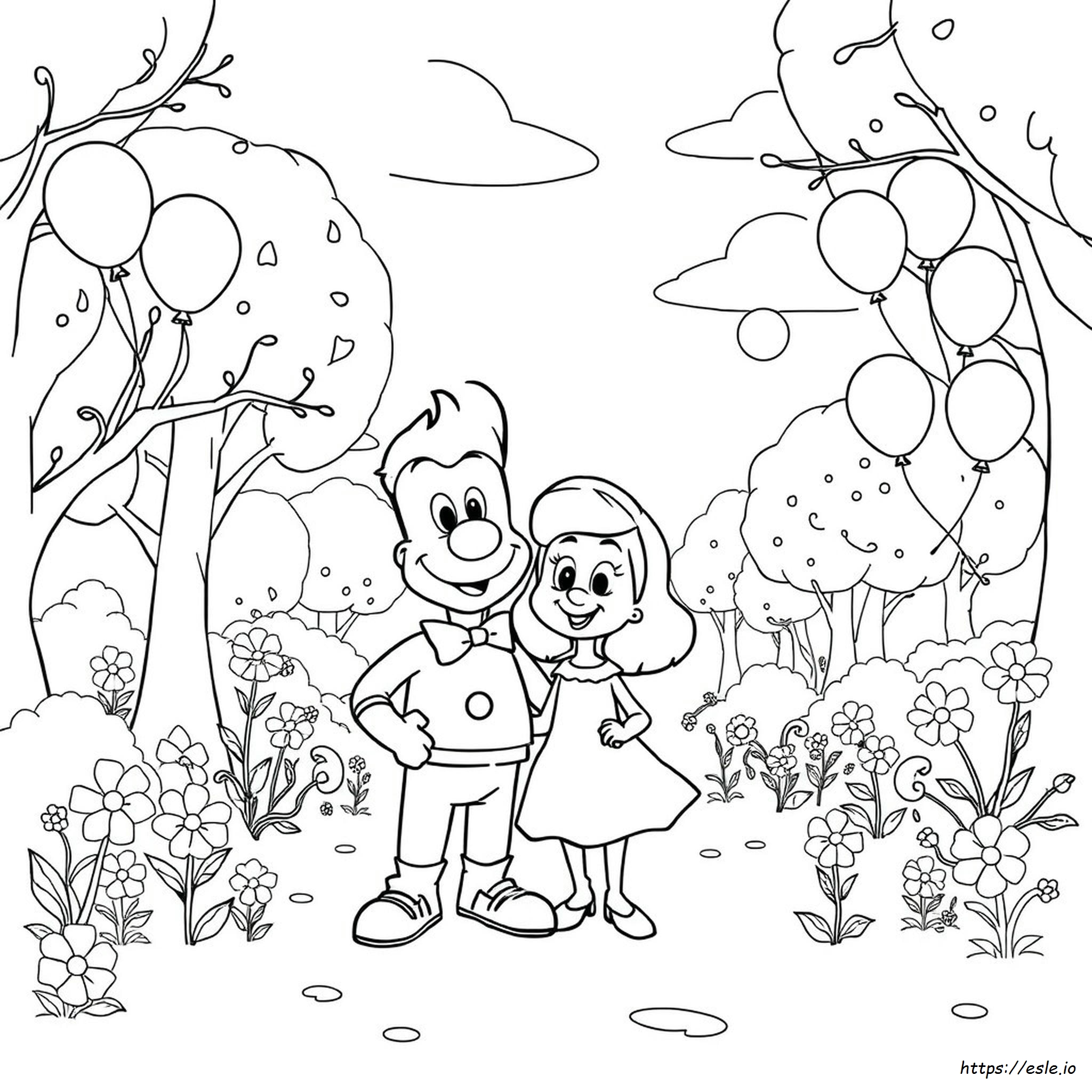 Gaspard Ve Lisa Boyama Sayfaları