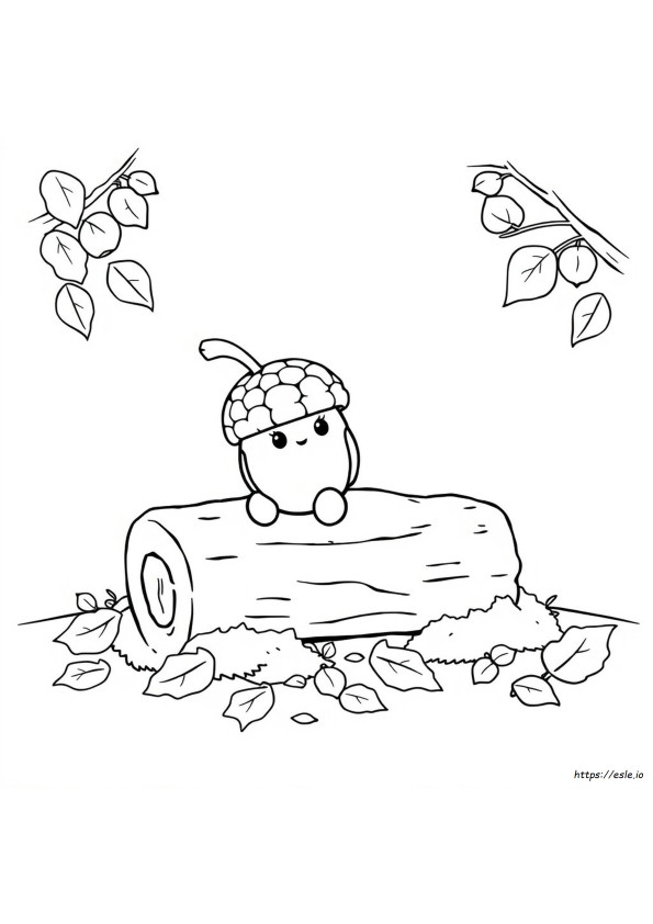 Free Printable Acorn Coloring Pages