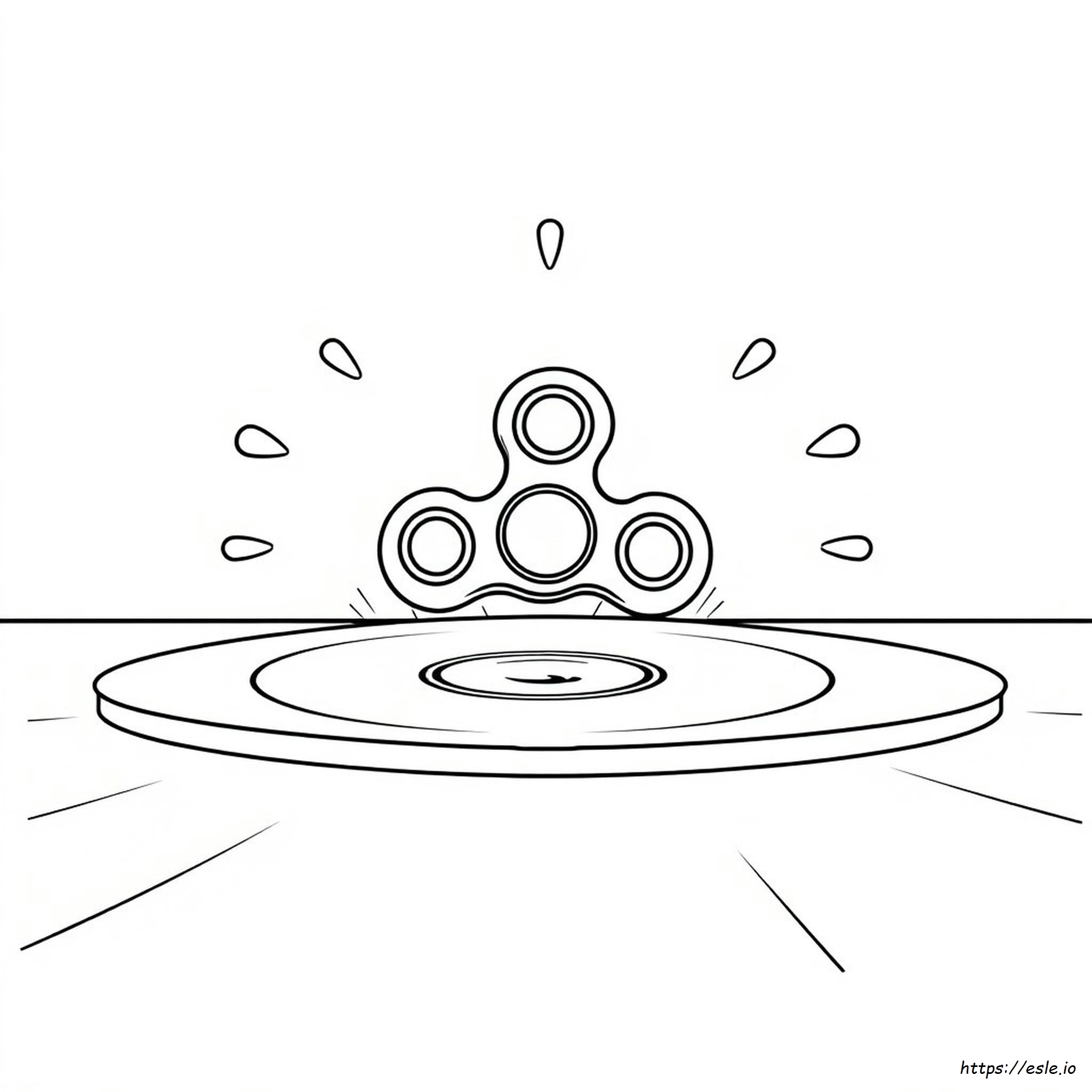 Fidget Spinner Para Colorir Grátis