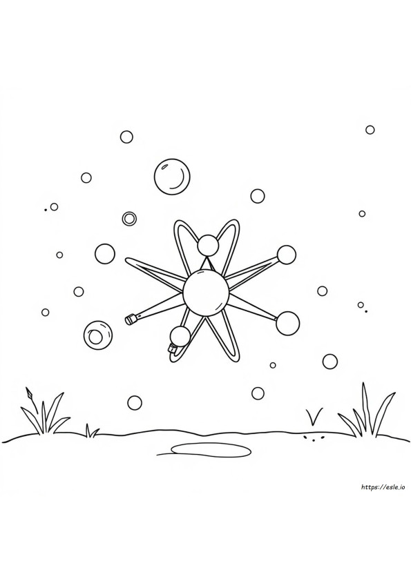 Atoms Coloring Sheet