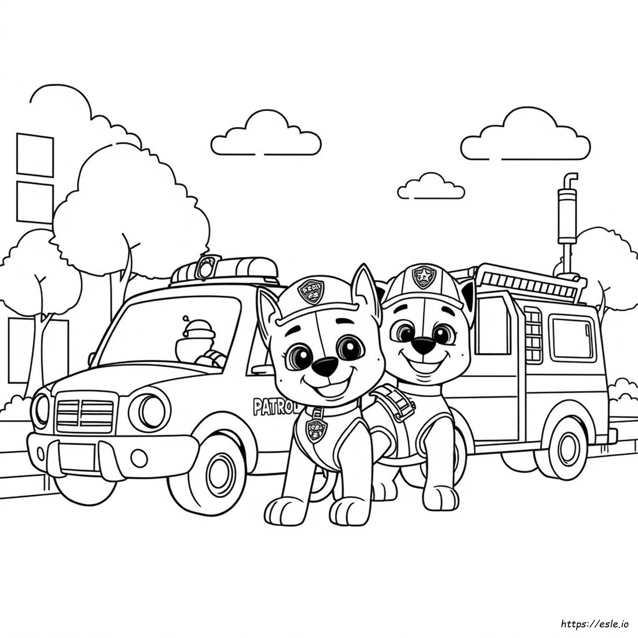 Paw Patrol Da Colorare: Super Cuccioli E Cuccioli Potenti