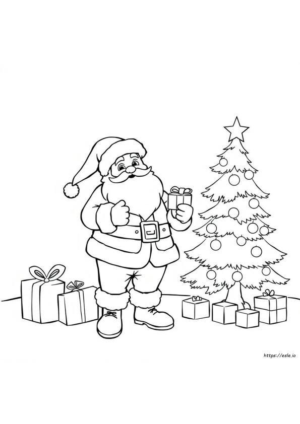 Babbo Natale Da Colorare Online