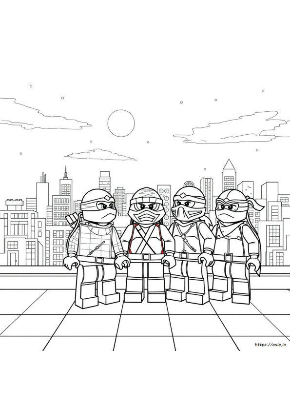 Disegni Da Colorare Gratuiti Delle Tartarughe Ninja Da Stampare