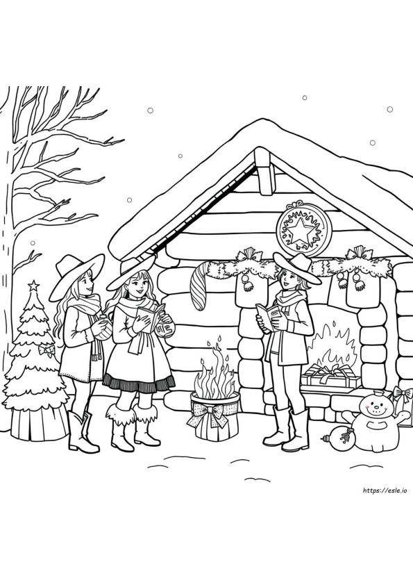Free Printable Western Christmas Coloring Pages