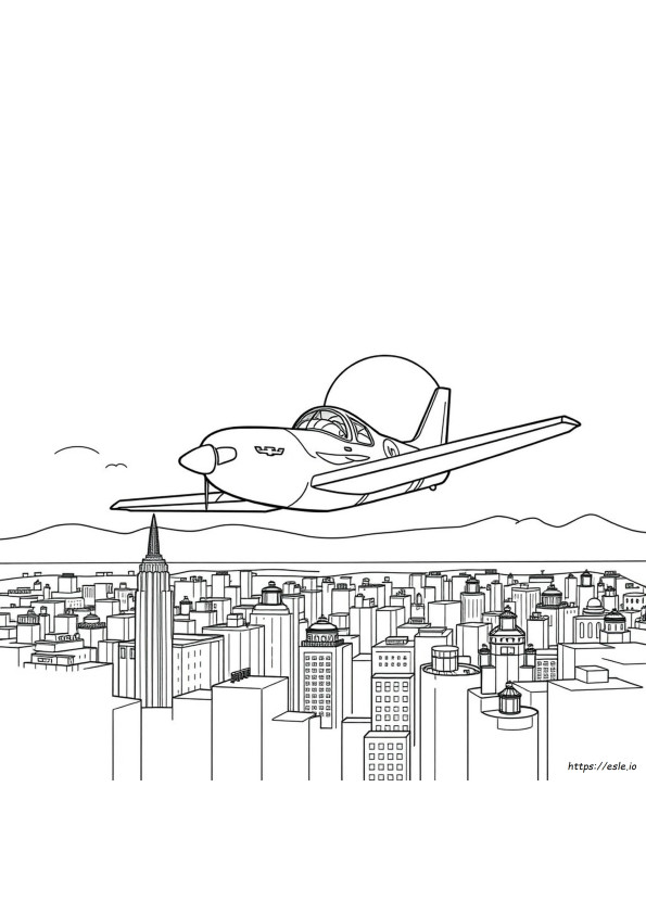 Planes Movie Coloring Pages
