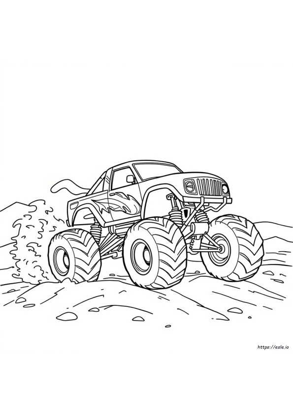 Monster Truck Coloring