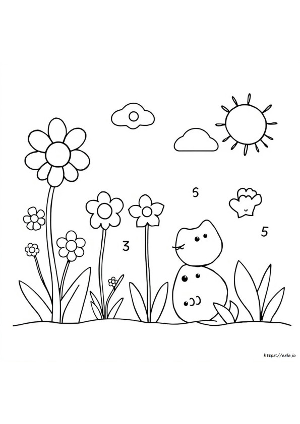 Free Kindergarten Color By Number Pages