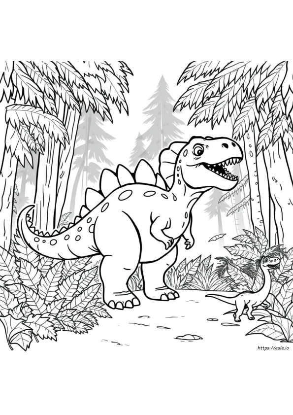 Giganotosaurus Sarjakuva Värityskuvat