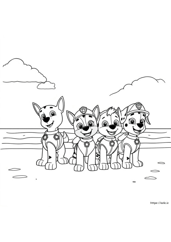 Paw Patrol Disegni Da Colorare Da Stampare
