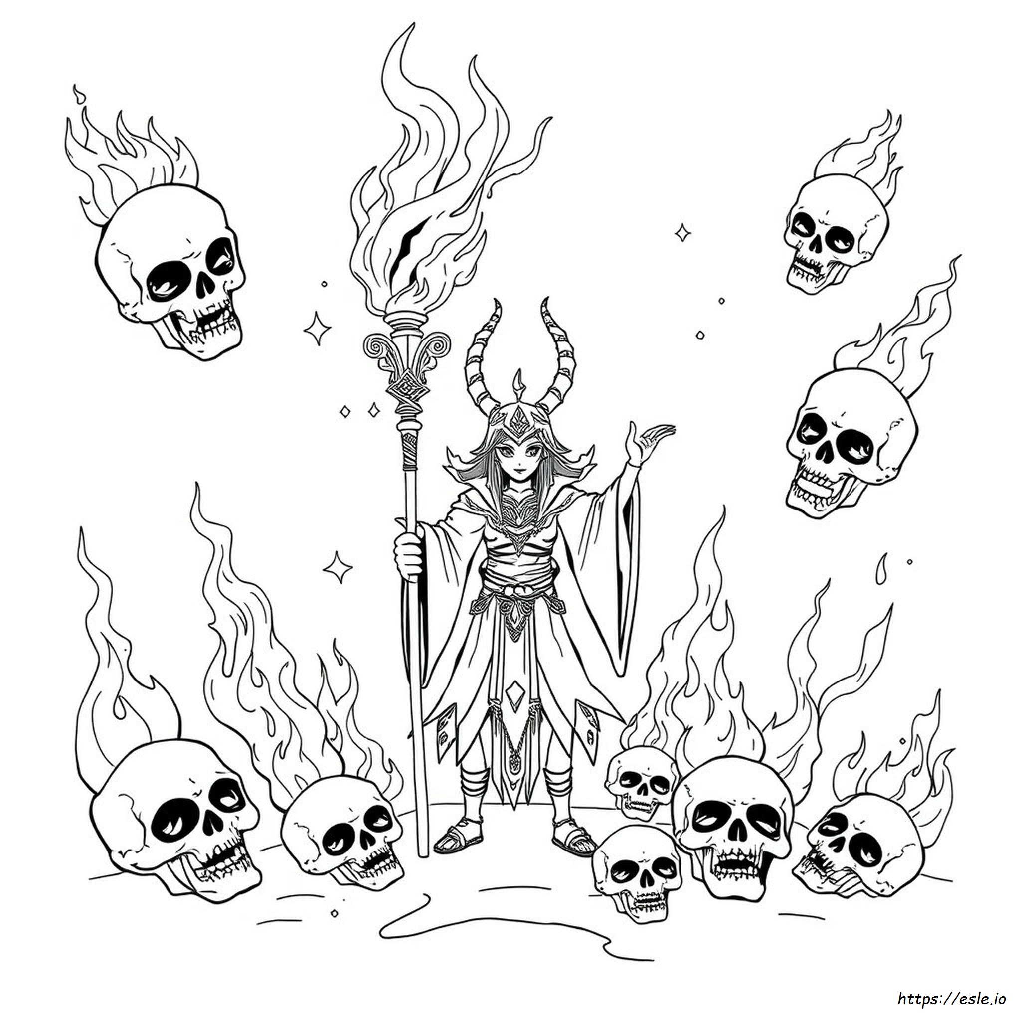 Sukuna Mewarnai Gambar