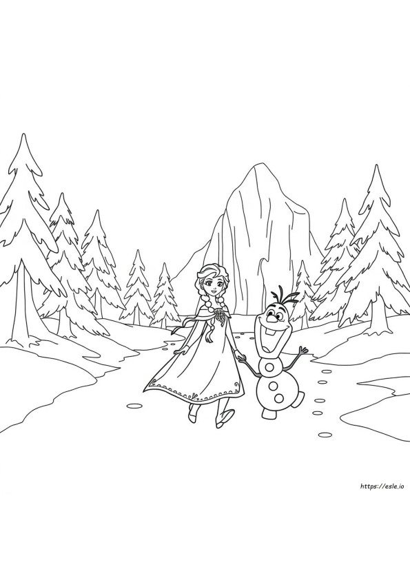 Frozen 2 Coloring Sheets