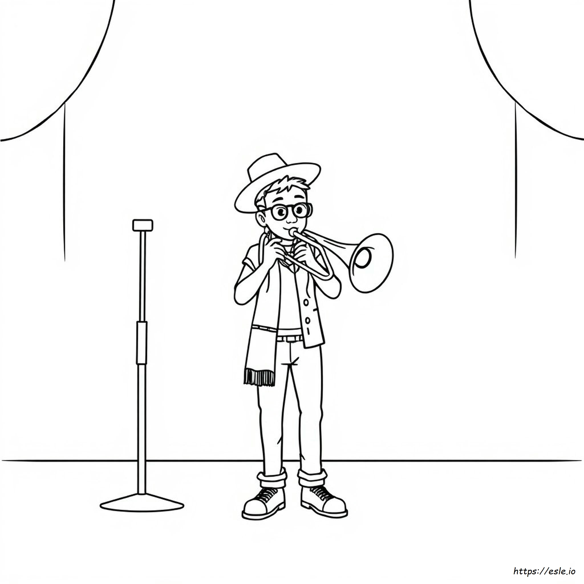 Trombone Shorty Gambar Mewarnai