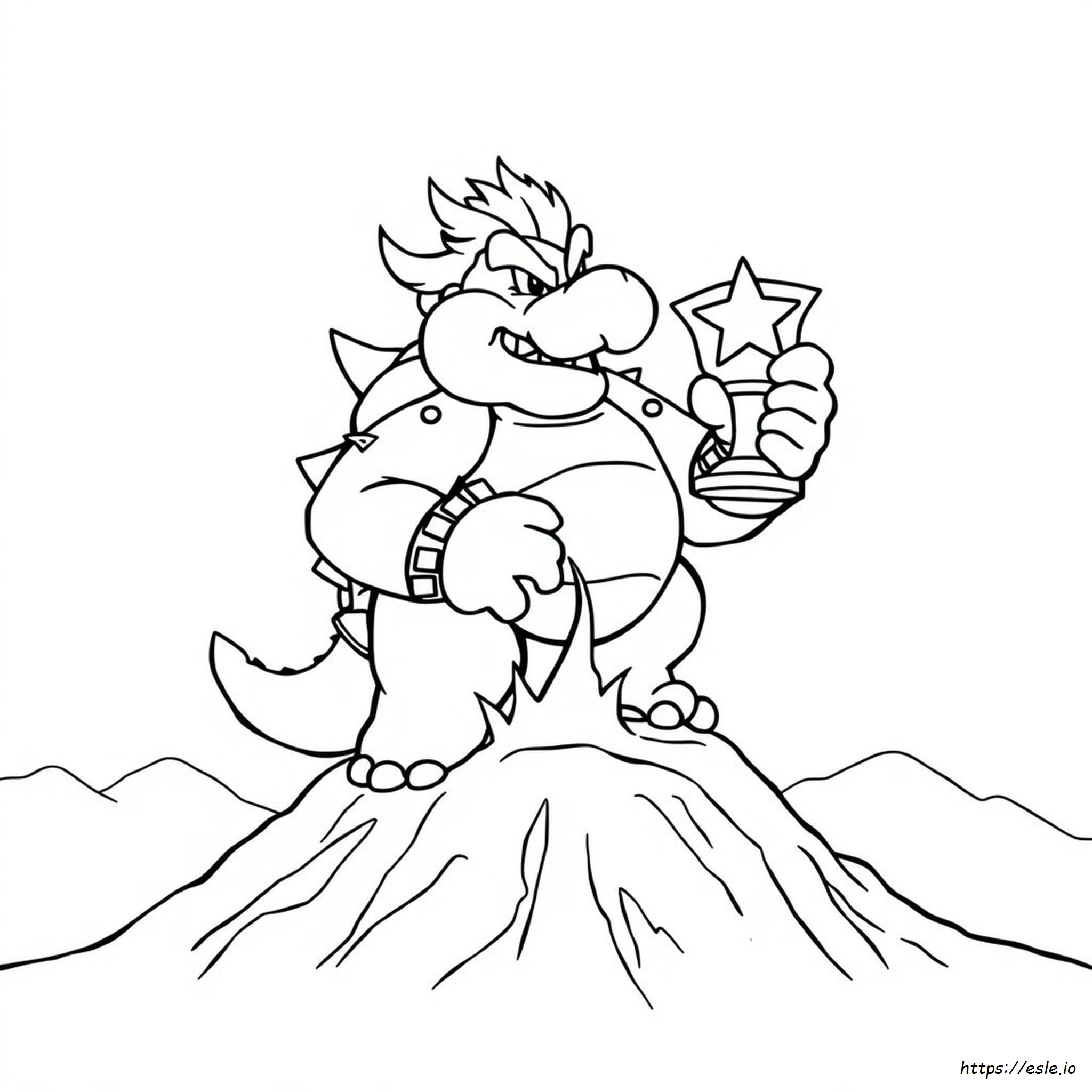 Bowser Coloring Pages To Print