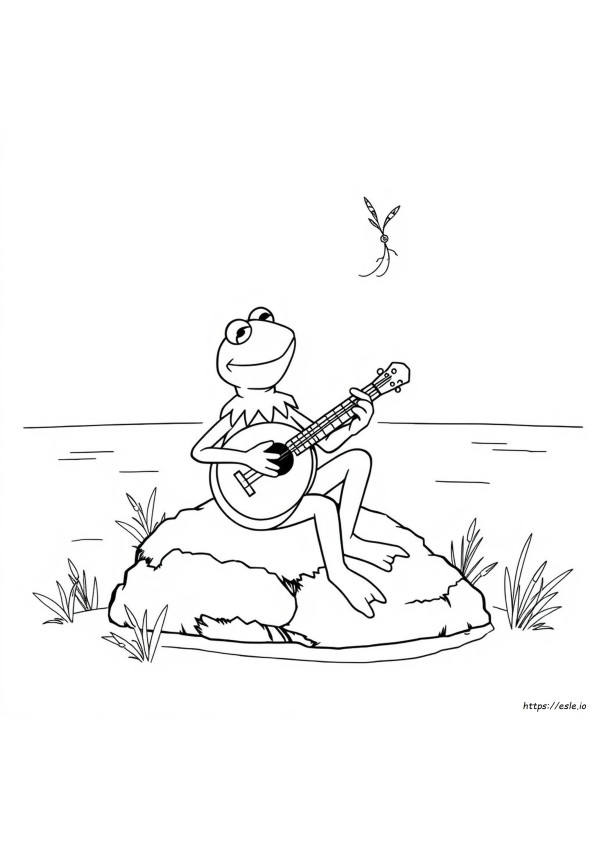 Kermit De Kikker Kleurplaten
