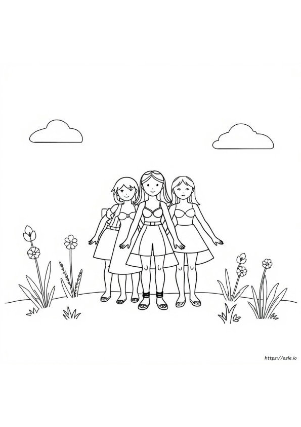 Coloring Book Paper Dolls