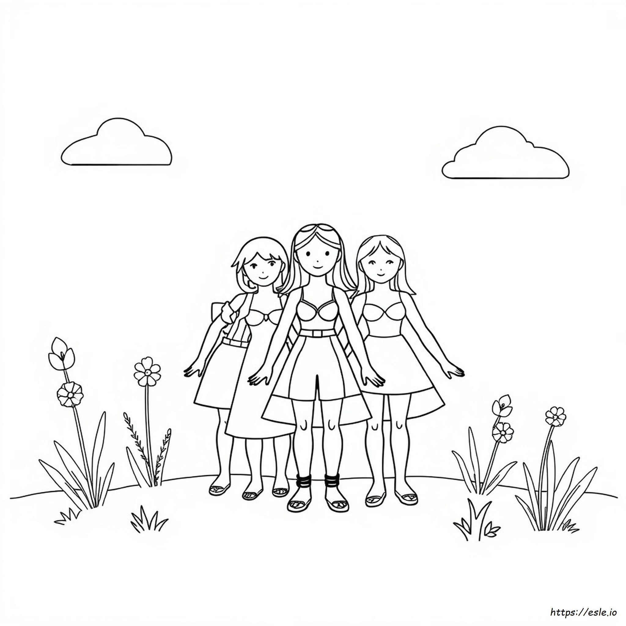 Coloring Book Paper Dolls