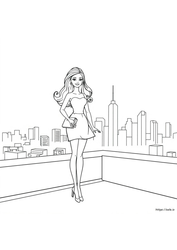 Barbie Fashionistas: Disegni Di Moda Di Barbie Da Colorare E Stampare