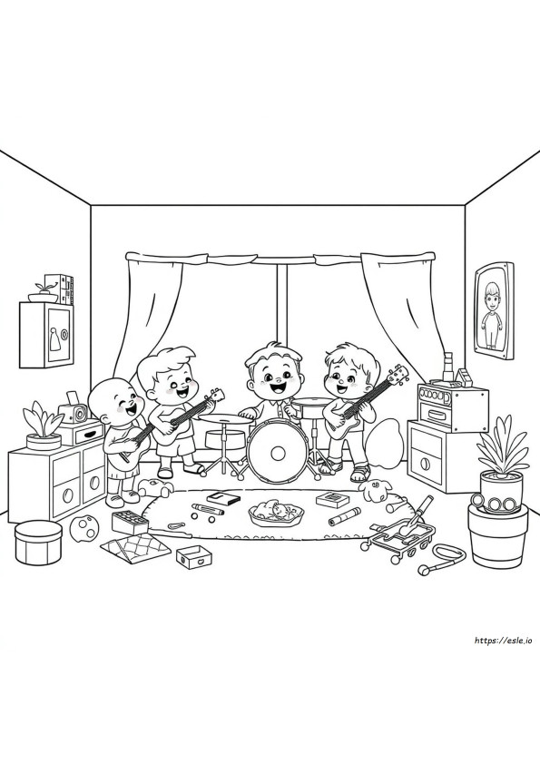 Toca Boca Habitaciones Para Colorear